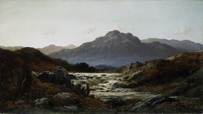 Stroomversnelling in de Hooglanden door Gustave Dore