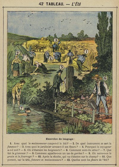 De zomer door Gustave Fraipont