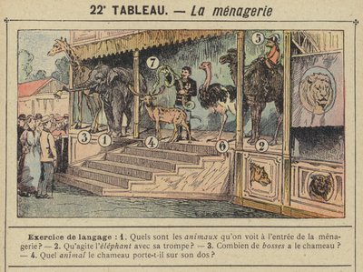 De Menagerie door Gustave Fraipont