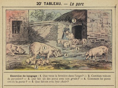 Het varken door Gustave Fraipont