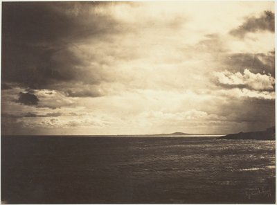 Bewolkte Lucht, Middellandse Zee door Gustave Le Gray