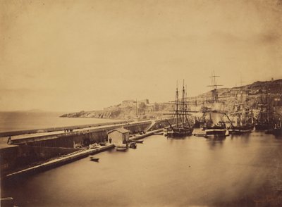 [Schepen in haven, Sete]. door Gustave Le Gray