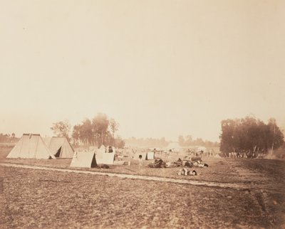 De bivak door Gustave Le Gray