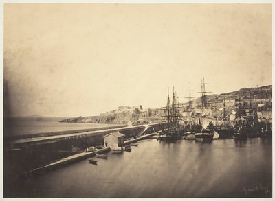 De Pier bij Sète door Gustave Le Gray