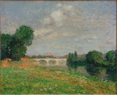Pont Perronet in Nantes door Gustave Loiseau