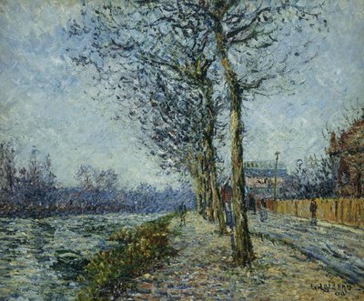 De Oise bij Pontoise, 1900 door Gustave Loiseau