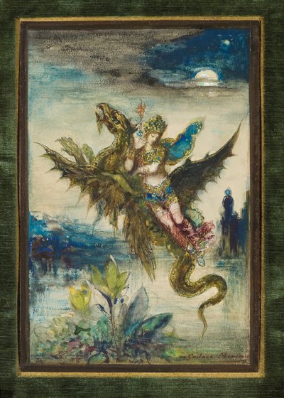 Droom van het Oosten of De Peri door Gustave Moreau