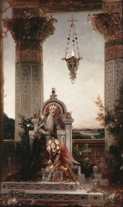 Koning David door Gustave Moreau