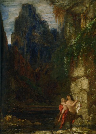 Moreau - De opvoeding van Achilles door Gustave Moreau