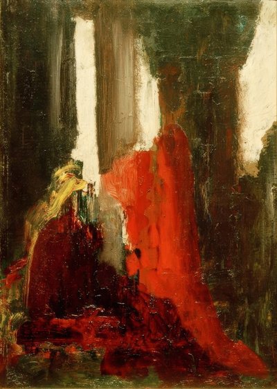 Zonder Titel (Kleurschets) door Gustave Moreau