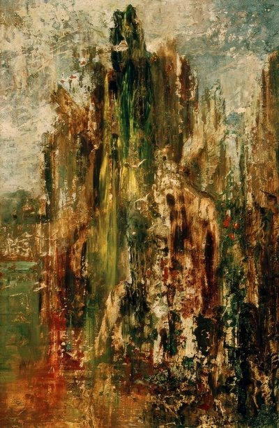 Landschap. Schets (bij de Sfinx) door Gustave Moreau