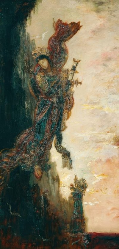 Sapho valt door Gustave Moreau