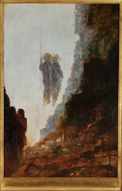 De engelen van Sodom door Gustave Moreau