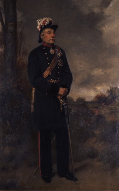 Portret van generaal-majoor Lord Henry Percy, V.C. door Gustave Pope