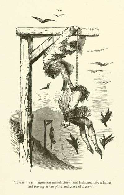 Illustratie voor de werken van Rabelais door Gustave after Dore
