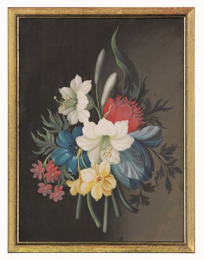 Stilleven van Bloemenboeket door Gustavus Hamilton