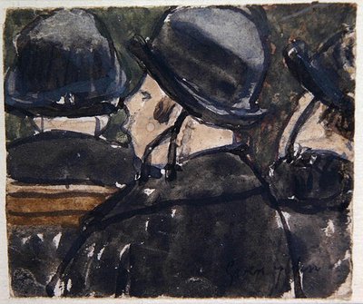 Hoeden met Linten door Gwen John
