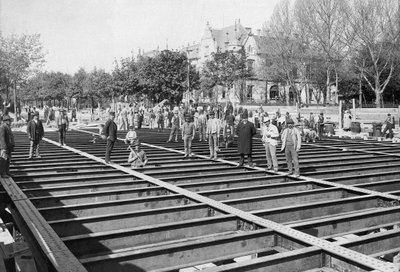 1896-17 spoorweg Arena weg György Klösz 2 door György Klösz
