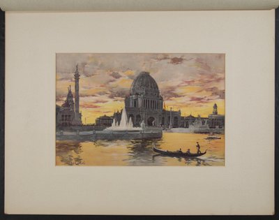 Administratiegebouw, Avondeffect door H.D. Nichols