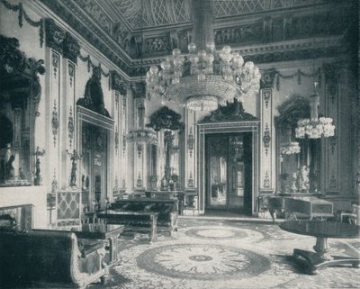 De witte tekenkamer in Buckingham Palace door HN King