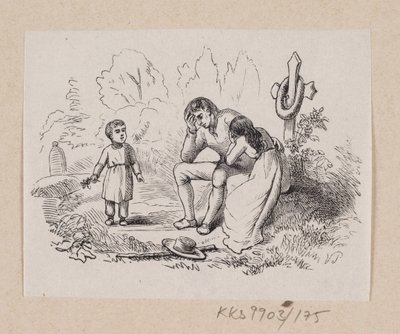 Illustratie voor "De laatste Parel" in H.C. Andersen, "Sprookjes en Verhalen", Deel 2 door H.P. Hansen