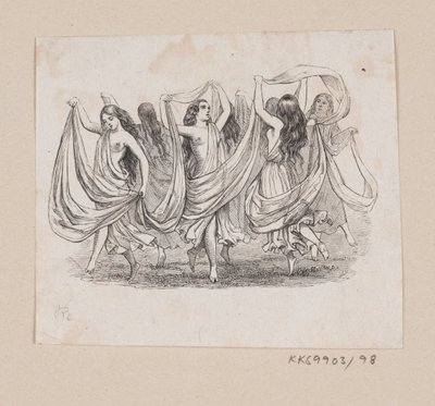 Illustratie voor "Elverhøj" in H.C. Andersen, "Sprookjes en Verhalen", Deel 2 door H.P. Hansen