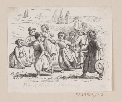 Illustratie voor "Vanuit een raam in Vartou" in H.C. Andersen, "Sprookjes en Verhalen", Deel 2 door H.P. Hansen