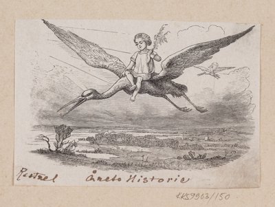 Illustratie voor "Het Jaarverhaal" in H.C. Andersen, "Sprookjes en Verhalen", Deel 2 door H.P. Hansen