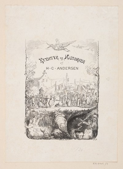 Tussentitel nr. 2 voor H.C. Andersen, "Sprookjes en verhalen", Deel 1 door H.P. Hansen