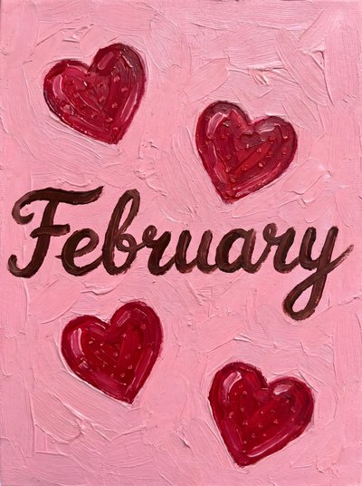 Februari-hartjes door HUGO