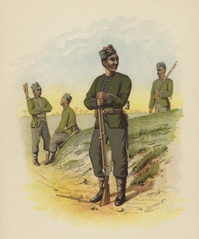 De 3e Goorkhas door H. Bunnett