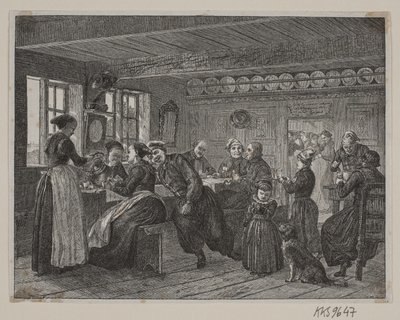 Gilde op Amager door H. C. Henneberg