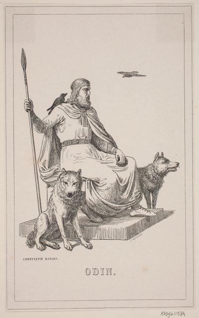 Odin. Illustratie voor Fabricius