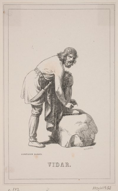 Vidar. Illustratie voor Fabricius