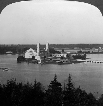 Lewis en Clark Expositie, Overheidsgebouw, Guilds Lake, Portland, Oregon, VS, 1905 door H. C. White