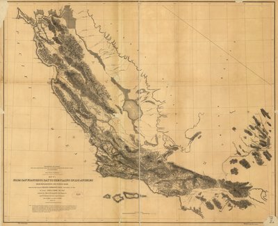 Van San Francisco Bay naar de vlaktes van Los Angeles: van verkenningen en onderzoeken door H.; Davis Custer