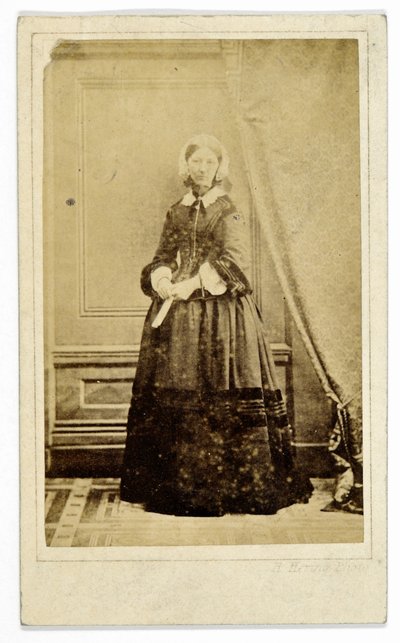 Carte-de-visite van Florence Nightingale door H. Hering