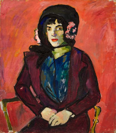 Portret van een meisje door H. Lyman Sayen