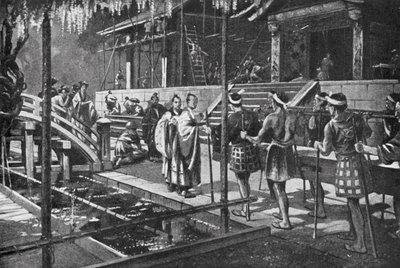 Een Nieuw Paleis Bouwen voor de Keizer door H. M. (after) Burton