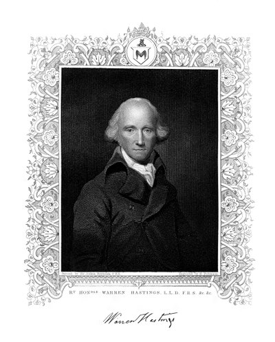 Warren Hastings, Engelse bestuurder in India door H. Robinson