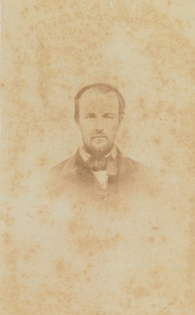 Carte-de-visite portret van Harold M. White door H. S. Tousley