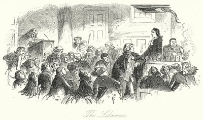 De gelijkenis (gravure) door Hablot Knight (1815-92) (after) Browne