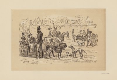 Extremen ontmoeten elkaar door Hablot Knight (1815 92) Browne
