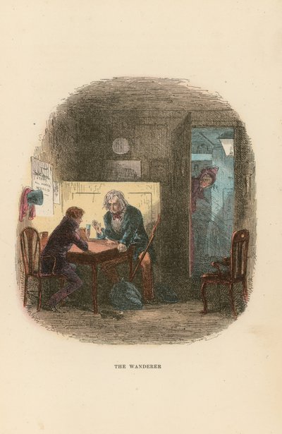 Illustratie voor David Copperfield door Hablot Knight Browne
