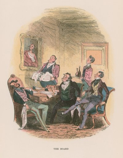 Illustratie voor Martin Chuzzlewit door Hablot Knight Browne