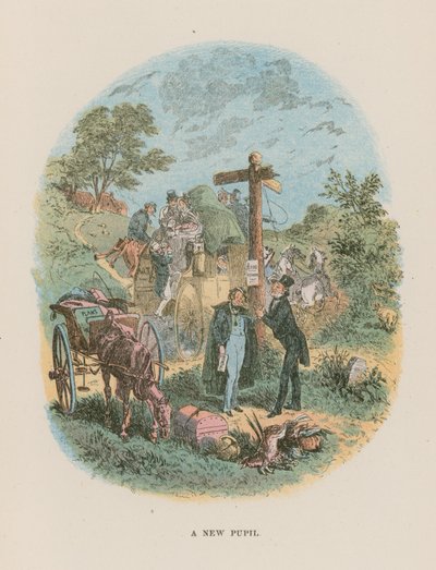 Illustratie voor Martin Chuzzlewit door Hablot Knight Browne