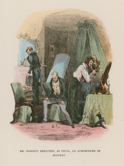 Illustratie voor Martin Chuzzlewit door Hablot Knight Browne