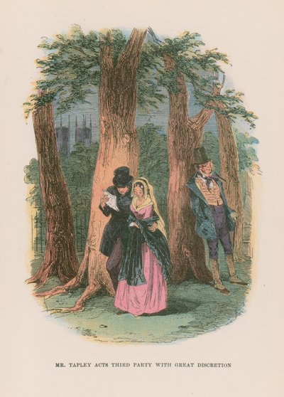 Illustratie voor Martin Chuzzlewit door Hablot Knight Browne