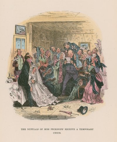 Illustratie voor Martin Chuzzlewit door Hablot Knight Browne