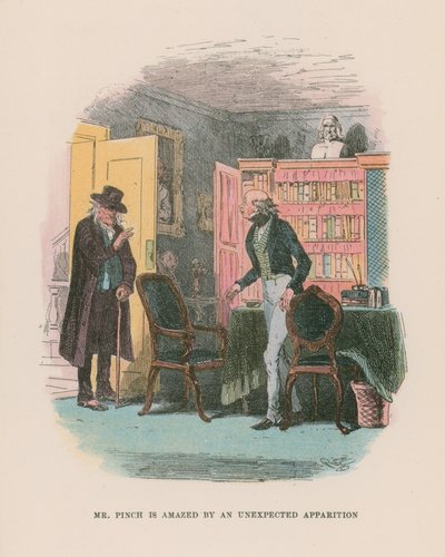 Illustratie voor Martin Chuzzlewit door Hablot Knight Browne